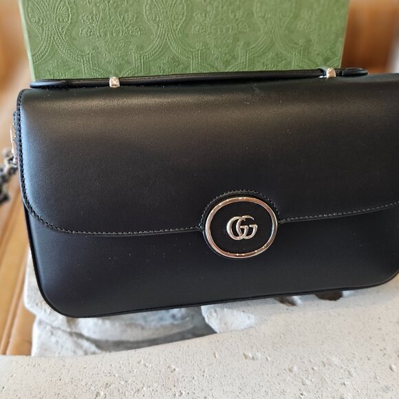 Petite GG mini shoulder bag  739722 AABSG 1000  U - Picture 8 of 11